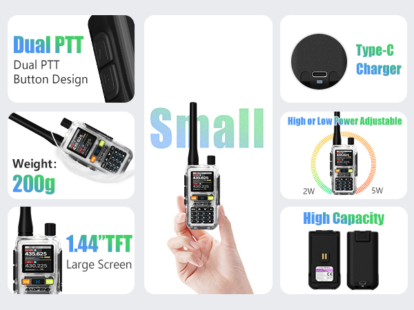 03 BAOFENG uv-5r mini Transparent Function