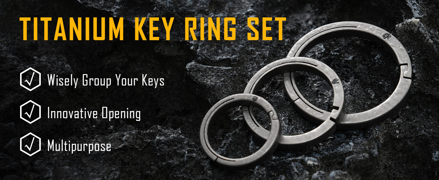 Side Pushing Key Ring