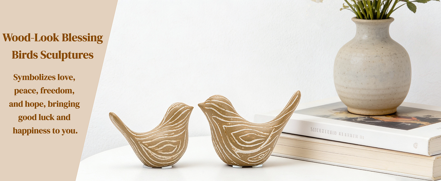 wood birds set a+01