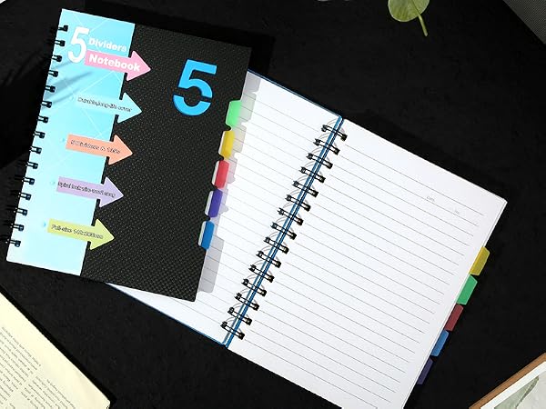 BLACK 5 SUBJECT NOTEBOOK