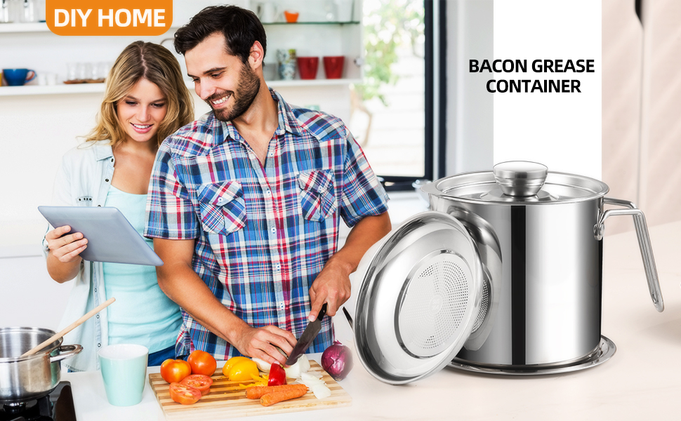grease container for kitchen