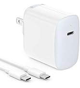 30W USB C Fast Charger for iPad Pro 12.9, 11 inch 2021/2020/2018, iPad Air 4th/5th, Mini 6, MacBo...