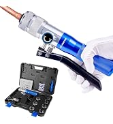 WISSCOOL Hydraulic Swaging Tool Tube Expander Kit HVAC with Tube Cutter, Deburring Tool and 7 Exp...