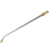 Zerodeko Pressure Washer Extension Wand 30° Angled Stainless Steel Lance, 15 Inch Power Washer Wa...