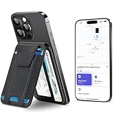 TopMade for Magsafe Wallet, Works with Apple Find My, Strongest Magnetic Wallet for iPhone 16/15/...