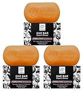 ONE Bar Stimulating Sandalwood 3 Pack - Shave, Shower, Shampoo, face, beard, body, hair/scalp, Su...