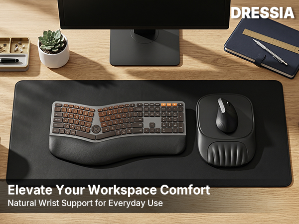 ergonomic mouse pad desk setup home office accessories for men women