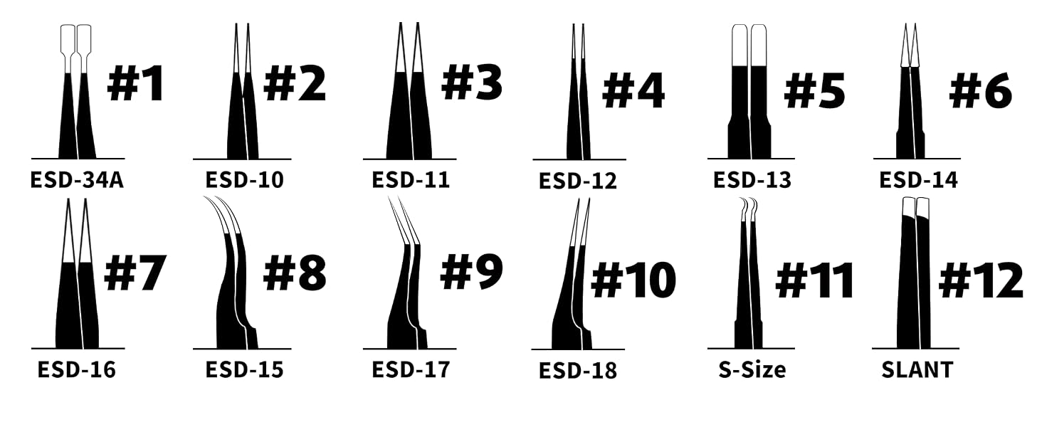 stainless steel tweezer kit