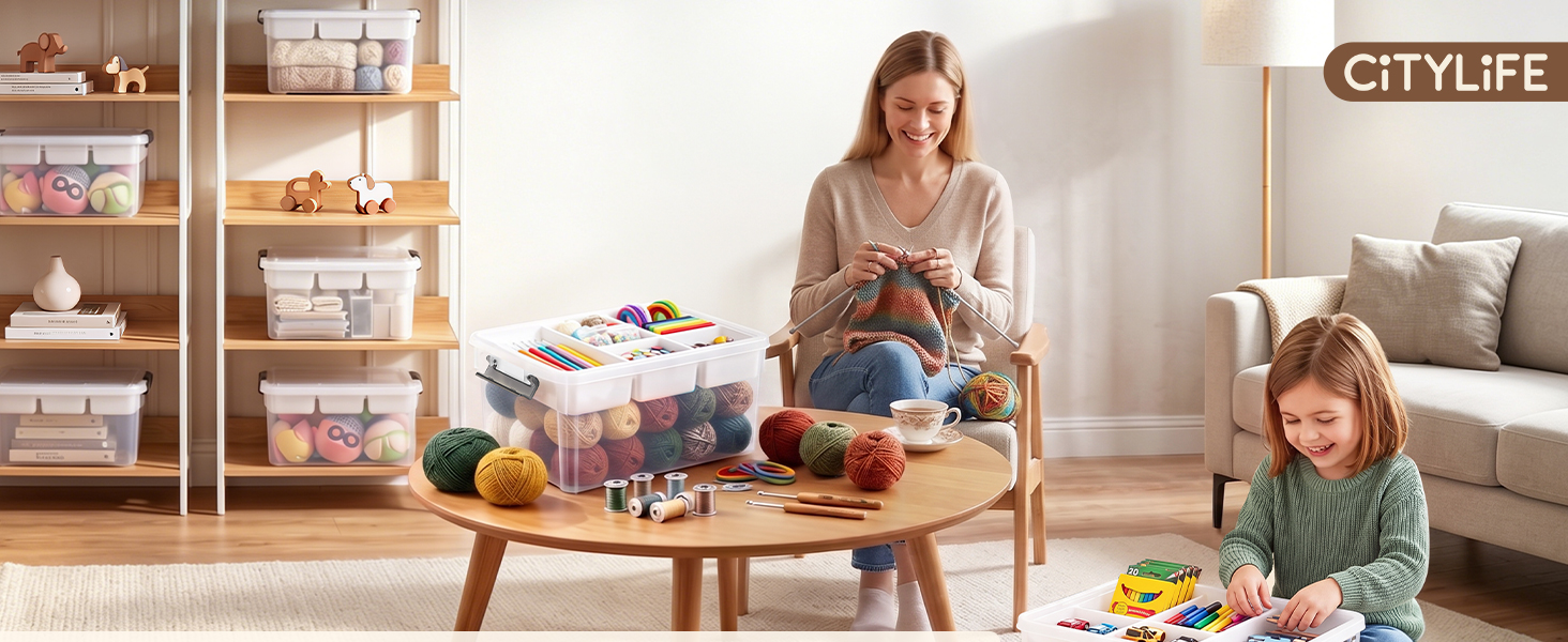 17 QT Craft Organizers and Storage