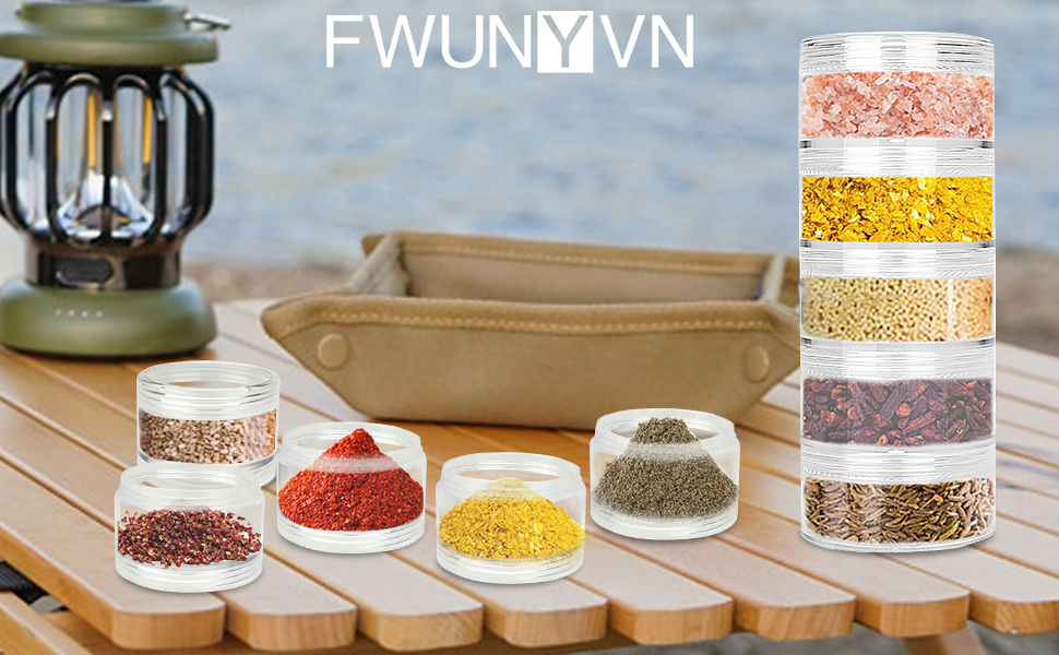 Portable Spice Jars
