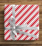 ZINTBIAL Highland Cow Reversible Christmas Wrapping Paper Roll - Gift Wrap with Red & White Strip...