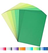 Colored Paper 8.5inx11in,50 Sheets,Set of 5 Colors,Rainbow Colored Paper 178g Heavyweight Constru...