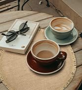Round Burlap Placemats Set of 12 Jute Rustic Place Mats for Dining Tables Heat Resistant Natural ...