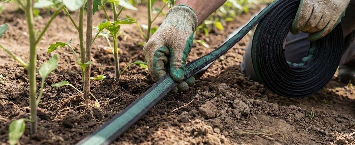 Multi Purpose Hose for all gardens, garden beds, plants, veggtables, fruits, above ground and bellow