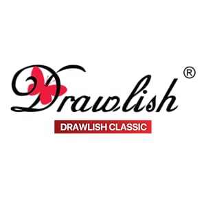 Drawlish Classic logo design featuring stylized black text with a red circular accent element above the letter 'D', and 'DRAWLISH CLASSIC' text below in red.