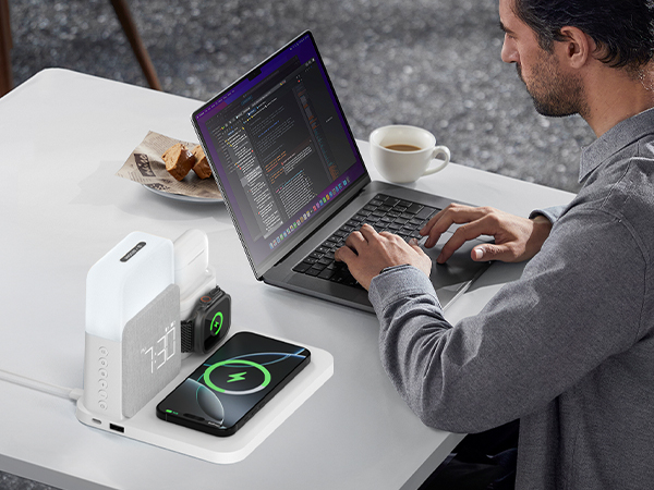 clock charging station