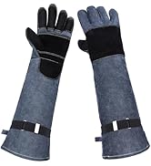 ENPOINT Heavy Duty Animal Handling Gloves - Cat Gloves Bite Proof, Ideal for Dog Training, Falcon...
