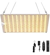 OUTON 100W LED Grow Light, Full Spectrum Dimmable Plant Light | Remote Timer Control, 441 LEDs, V...