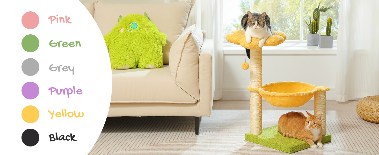 MUTTROS Gothic Cat Tower, 50% increased stability, thickened base, safe for climbing & jumping
