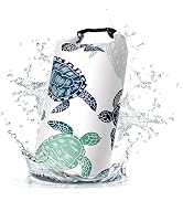 Cliduli Waterproof Dry Bag,Roll Top Sea Turtle Waterproof Backpack 5L/10L/20L Floating and Lightw...