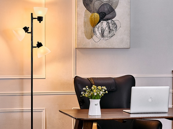 multi head floor lamp