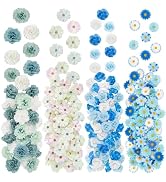 ATTGREAT 310 Pcs Fake Flower Heads Mini Artificial Flower Bulk Silk Flowers for Decoration Small ...