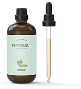 Peppermint Essential Oil with Dropper – Huge 4 Fl Oz – 100% Pure and Natural – Premium Grade Esse...