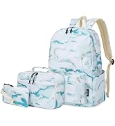 Imyth Backpack for Teen Girls School Gift Bookbag Lunch Box Pencil Bag 3 in 1 Set
