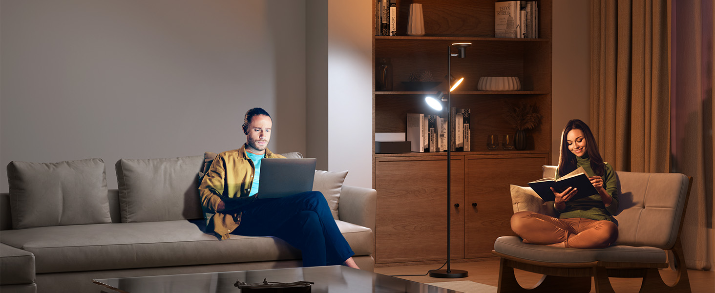 Dimmable standing lamp that support customized lighting
