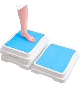 Wefaner Bath Step,Set of 3 Stackable Bathtub Non Slip Safety Step Stool, Indoor/Outdoor Handicap ...