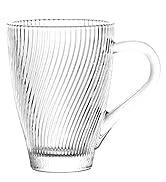 glass coffee mug set of 2