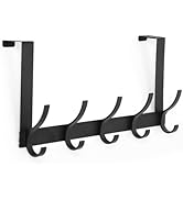 Optish Over The Door Hooks, Door Hanger Hooks, Over The Door Towel Racks for Bathroom with 10 Coa...