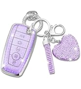Car Key Cover for Ford, Soft TPU Protection Key Case Compatible With Ford Maverick Lincoln Fusion...