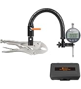 Neoteck 1"/0.0005" Digital Runout Gauge Set Dial Indicator,360°Flexible Arm | Disc Brake Rotor Ga...