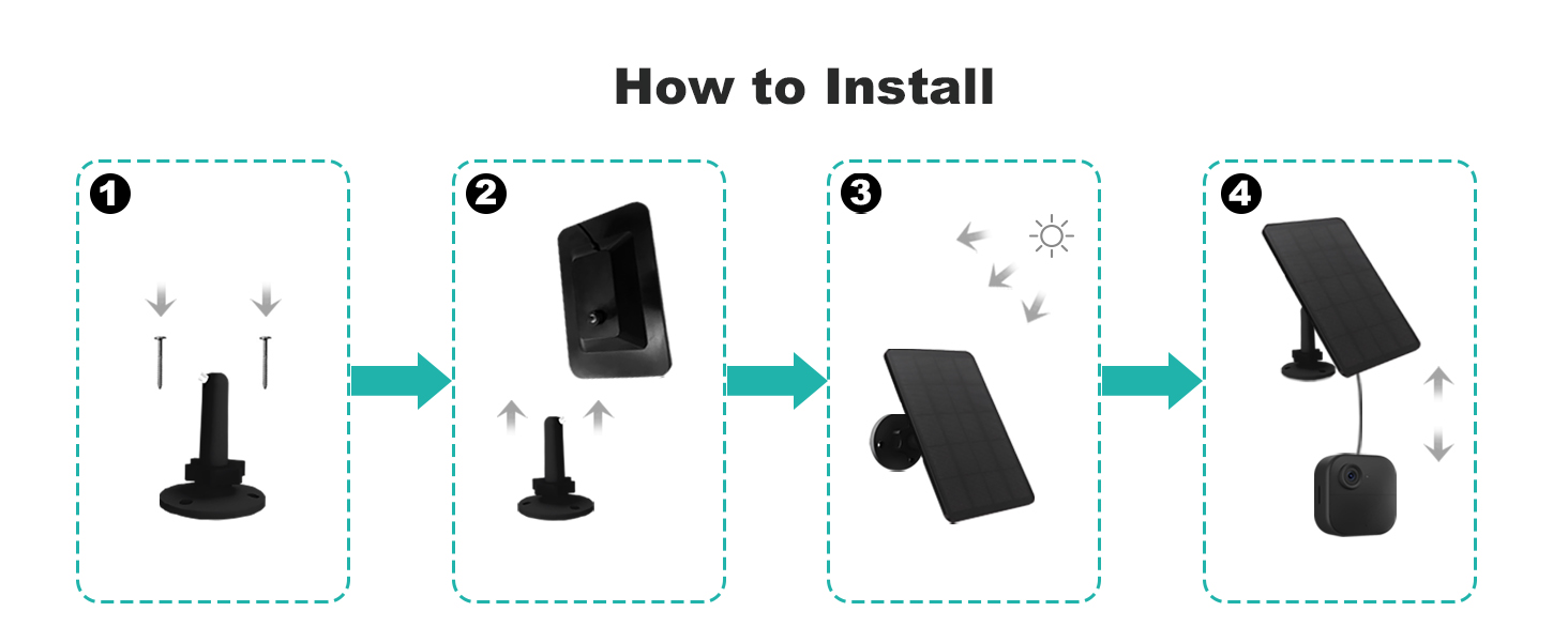 solar panel for blink camera outdoor