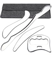 FeelFree Sport 4 in 1 Muscle Scraper Tool Set-Gua Sha Massage Scraping Tools for Soft Tissue Mobi...