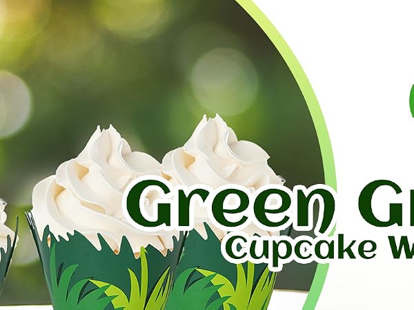 Green Grass Cupcake