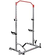 Sunny Health & Fitness PowerVersa Series All-In-One Strength Training Squat Rack And Bench Power ...