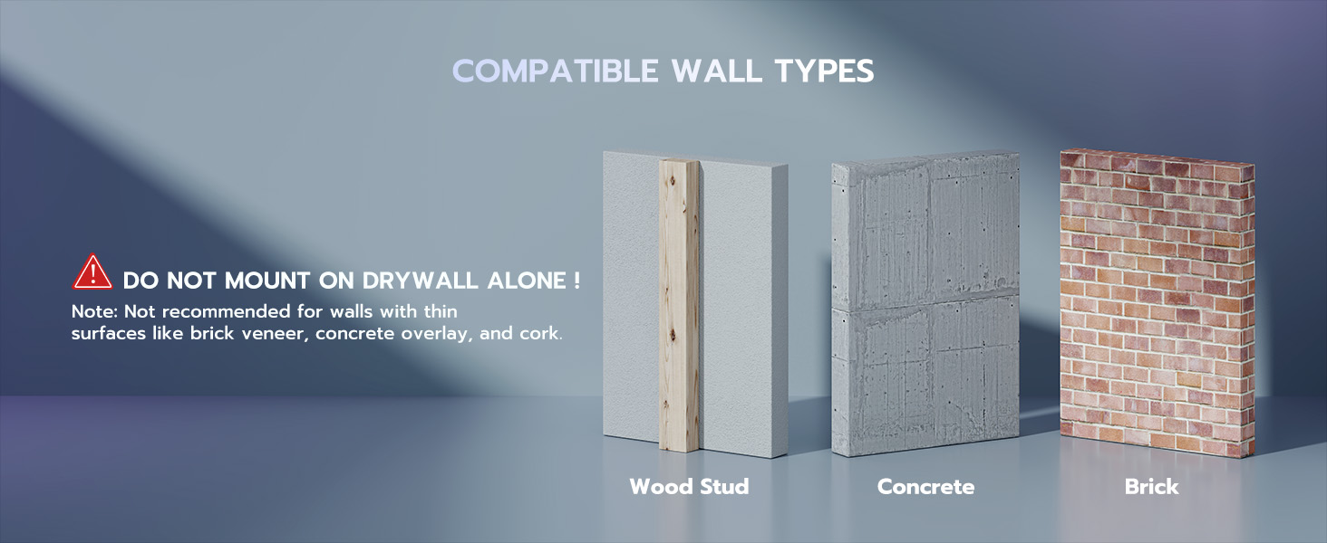 GDT1008WLBK compatible wall types