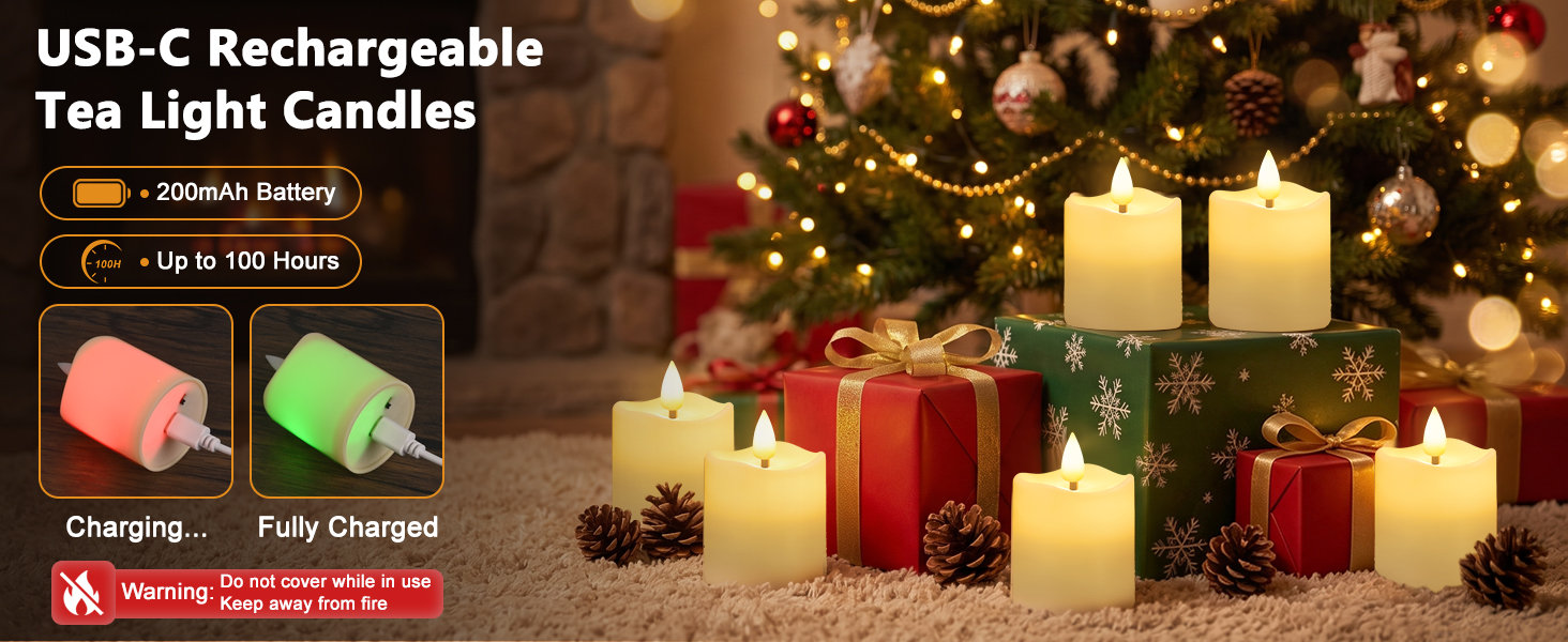 rechargeable tea lights