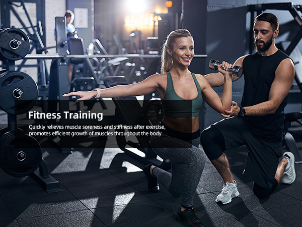 Fitness Training Quickly relieves muscle soreness and stiffness after exercise,