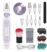 PELCAS Electric Toenail Grinder for Thick Toenails, Cordless Nail Drill, 5 Speeds Manicure and Pe...