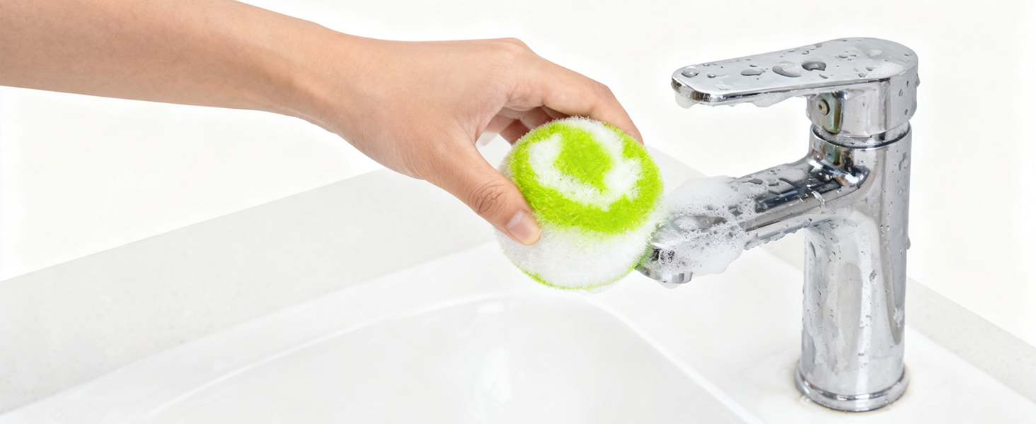 ball round cleaning brush