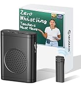 Moman Voice Amplifier with Wireless Lavalier Microphone, Zero Whistling Low Latency Portable Spea...