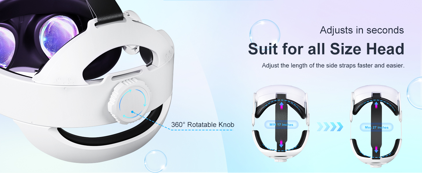oculus quest 3 accessories Soft Strap Comfort Experience luxury PU leather memory foam cushioning