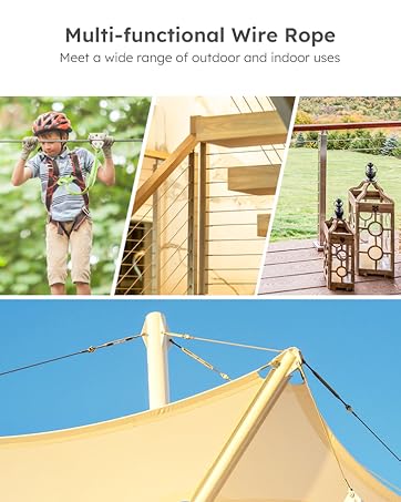 stainless steel deck cable railing
