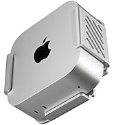Foamy Lizard Matching Aluminum Under Desk, VESA, Wall Mount for Mac mini M4 | Anti-Scratch Silico...