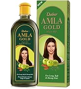 Dabur Amla Gold Hair Oil - Hair Serum with Amla Oil, Almond and Henna - Moisturizing Hair and Sca...