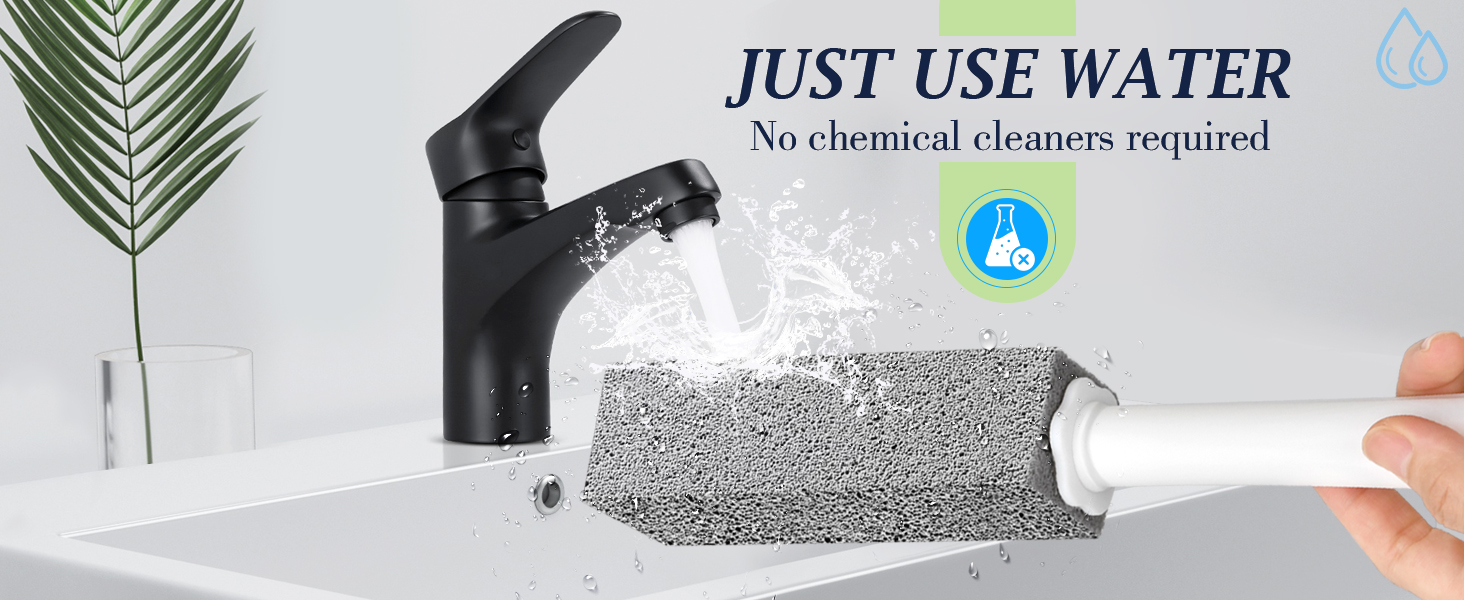 easy cleaning with water