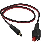 Halokny 14AWG DC 5.5mm x 2.1mm Power Plug Extension Cable Connector for Generator Backup Battery ...